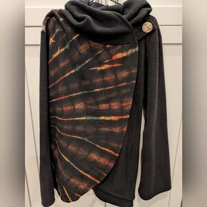 Ark Imports Batik Fleece Coat